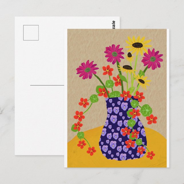 Floral Postcard (Front/Back)