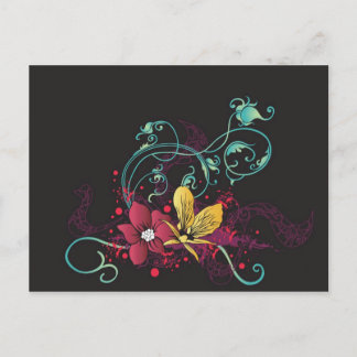 Floral Postcard