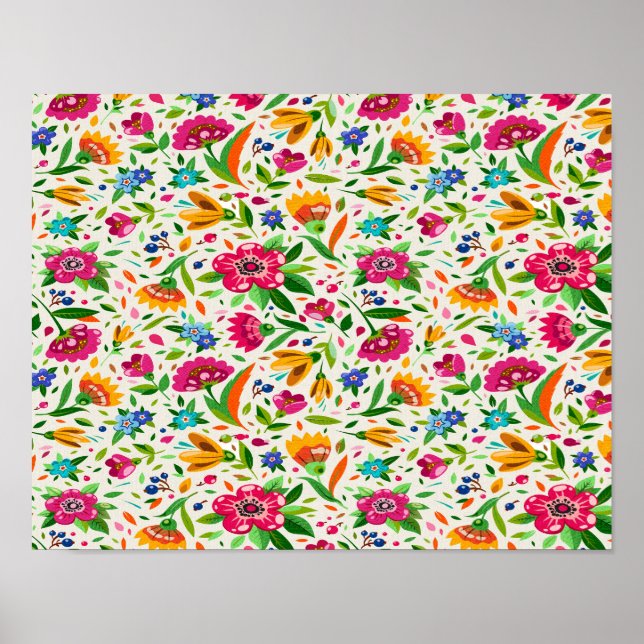 Floral Poster (Front)