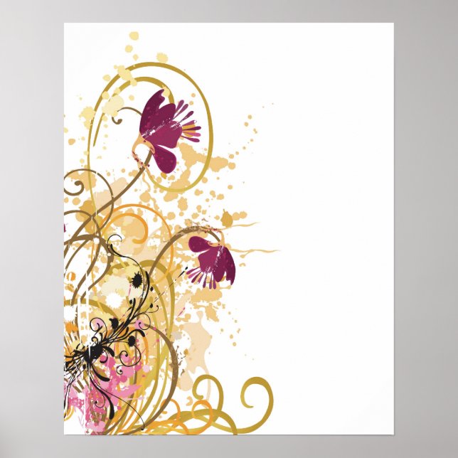 Floral Poster (Front)