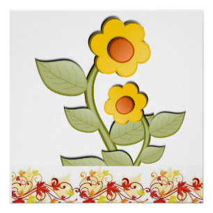 Floral Poster