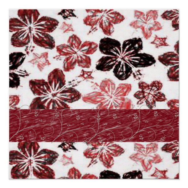 Floral Poster (Front)