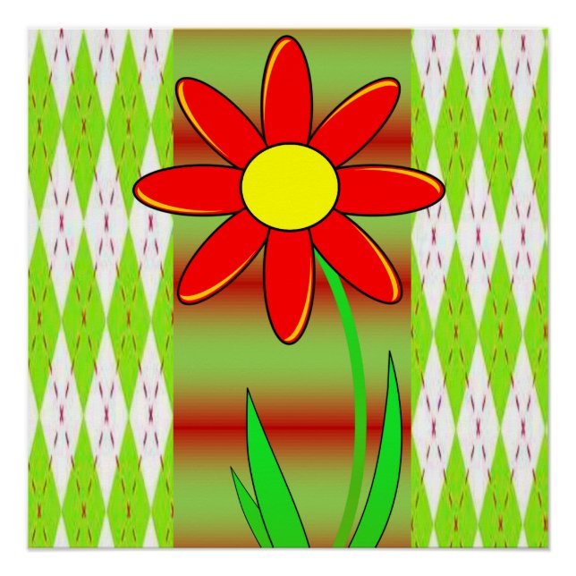 Floral Poster (Front)