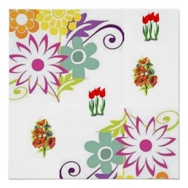Floral Poster (Front)