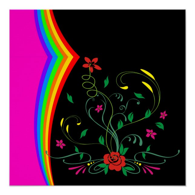 Floral Poster (Front)