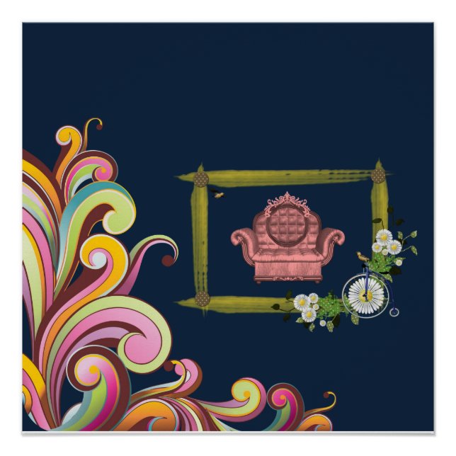 Floral Poster Victorian (Front)