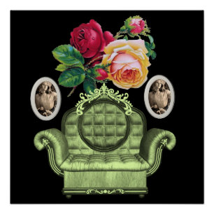 Floral Poster Victorian