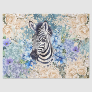 Floral Potpourri & Zebra Decoupage Tissue Paper