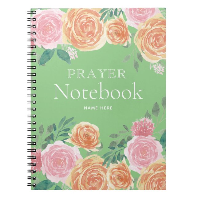 Floral Prayer Notebook (Front)