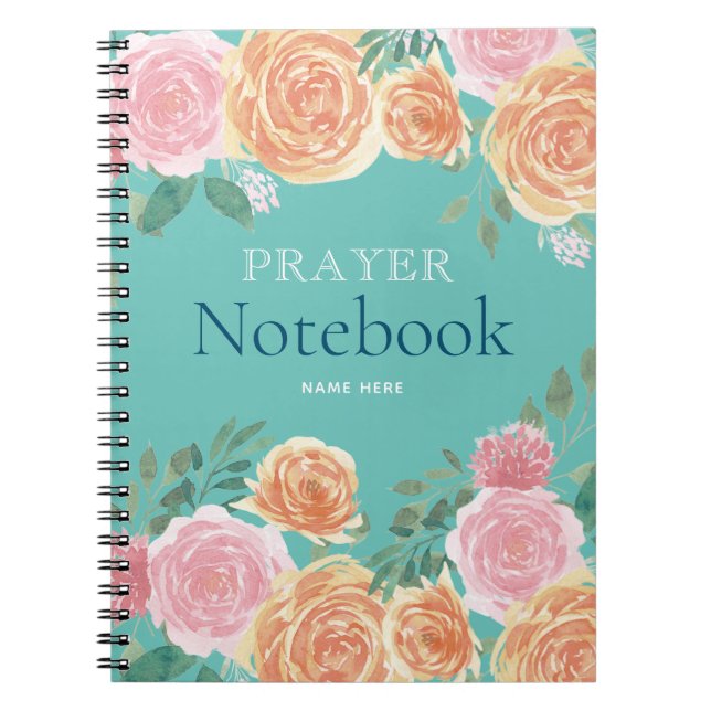 Floral Prayer Notebook (Front)