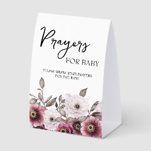Floral Prayers for Baby Shower