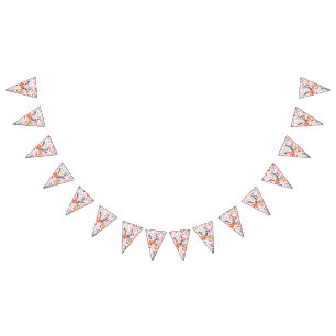 Floral Pretty Party Decor Bunting Banner