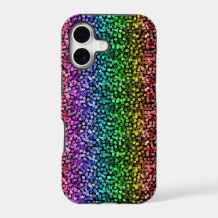 floral pride black rainbow iphone case