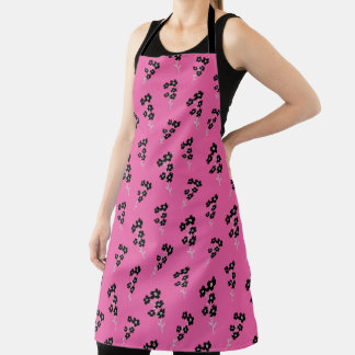 Floral Print Apron