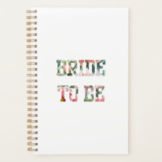 Floral Print Bride to Be Planner
