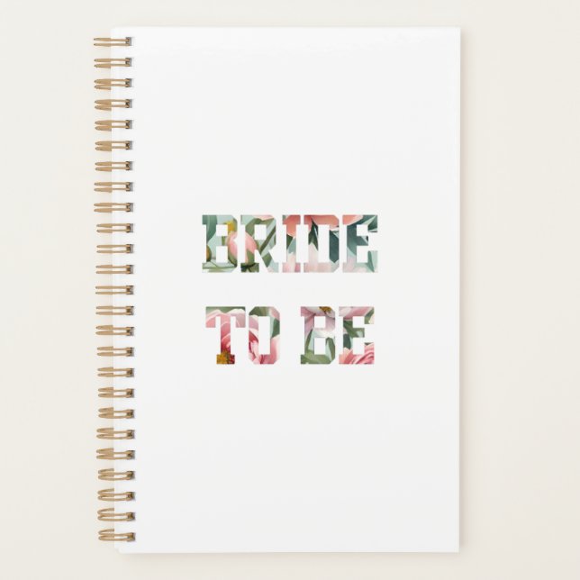Floral Print Bride to Be Planner (Front)