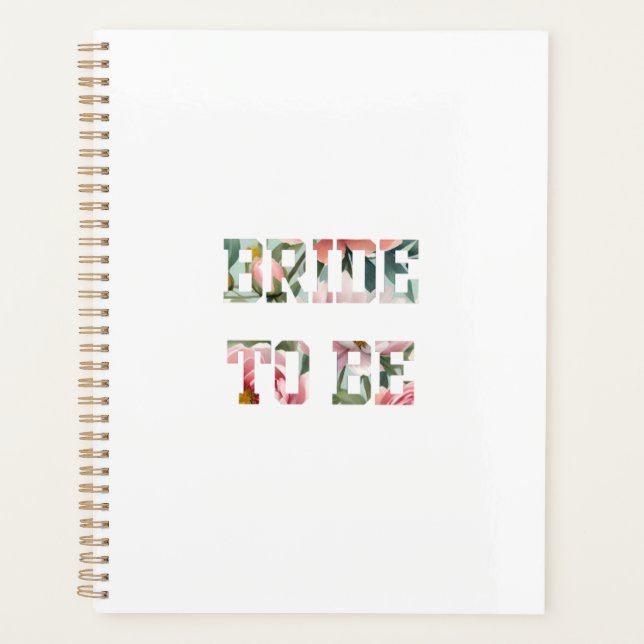 Floral Print Bride to Be Planner (Front)