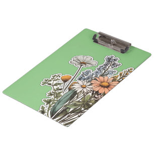 Floral print Clipboard