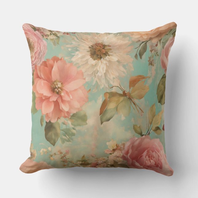  Floral print cushion covers  (Front)