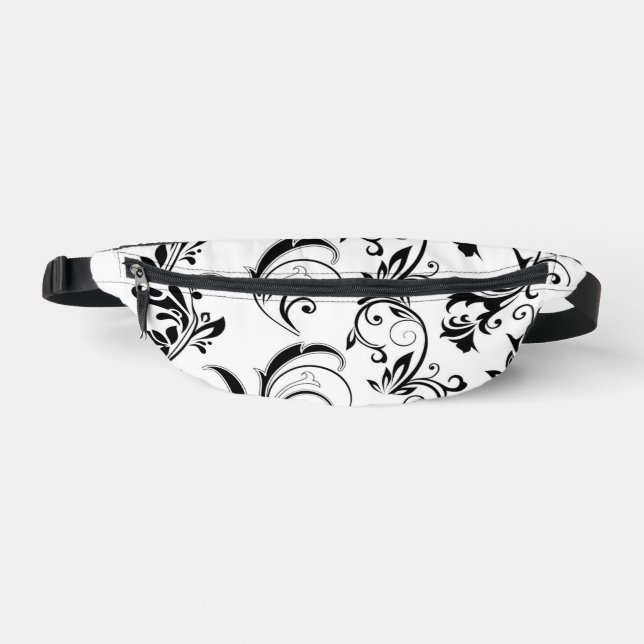 Floral Print Cut Sew Fanny Pack  (Front)