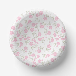 Floral Print Cute Paper Plate