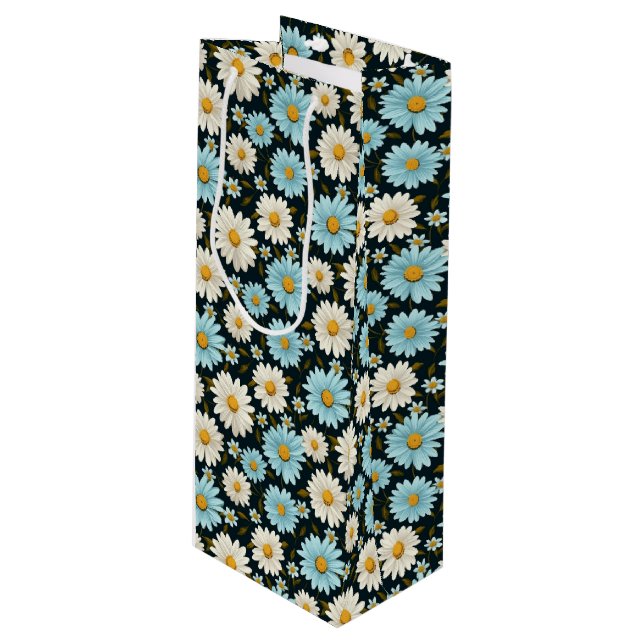 Floral Print Gift Bag (Front Angled)