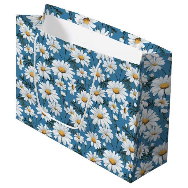 Floral Print Gift Bag (Front Angled)