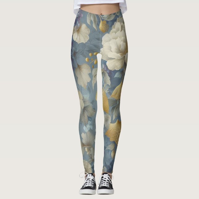Floral Print Leggings (Front)