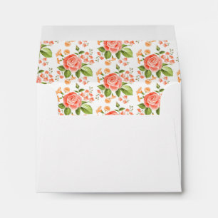 Floral Print Note Card Envelope