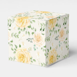 Floral Print Party Favour Box 