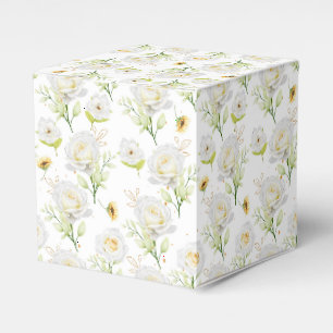 Floral Print Party Favour Box