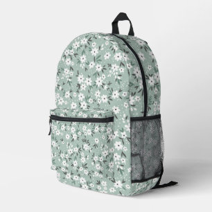 Floral Printed Backpack