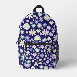 Floral Printed Backpack