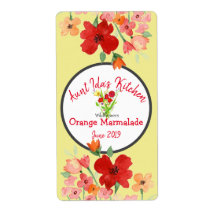 Floral Product Label