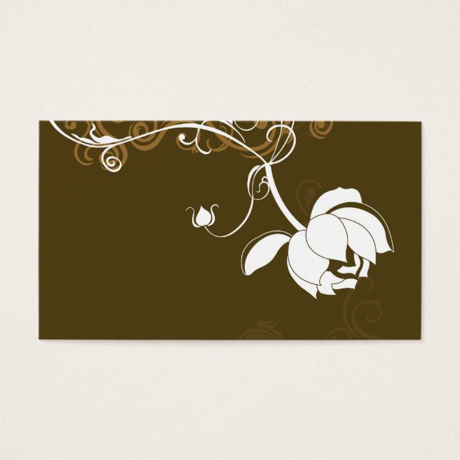 Floral Profile Card (Front)