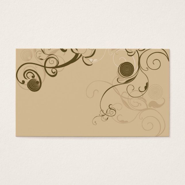 Floral Profile Card (Front)