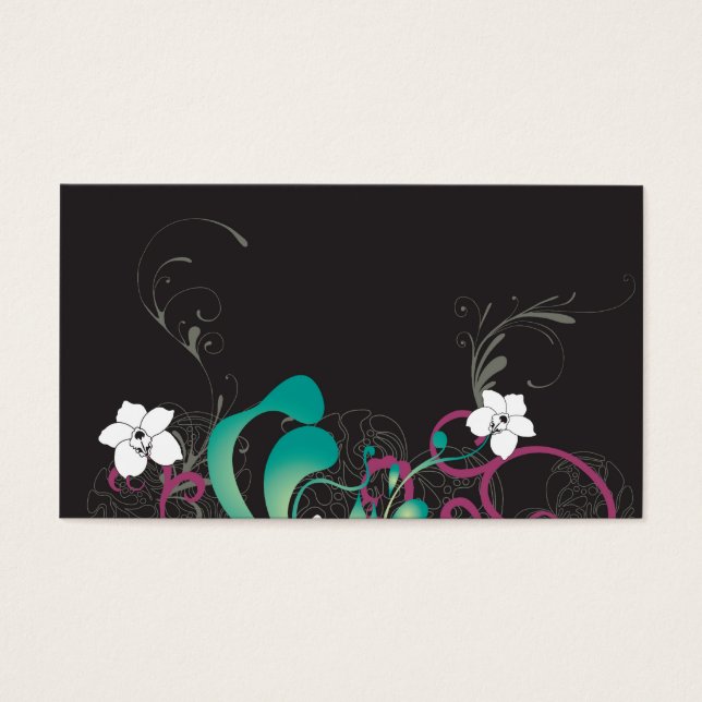 Floral Profile Card (Front)