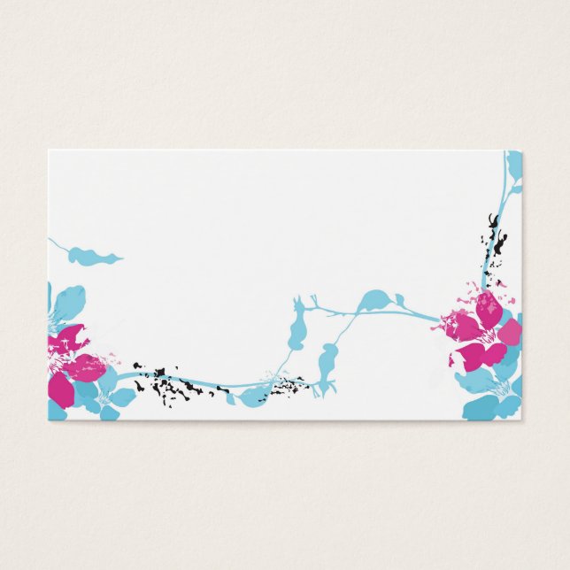 Floral Profile Card (Front)