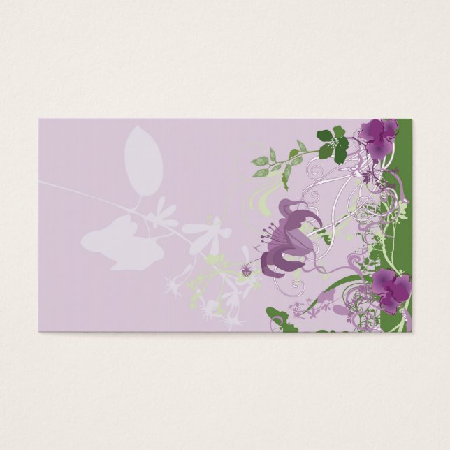 Floral Profile Card (Front)