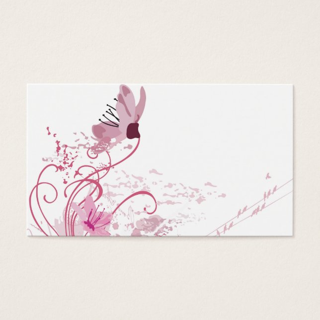 Floral Profile Card (Front)