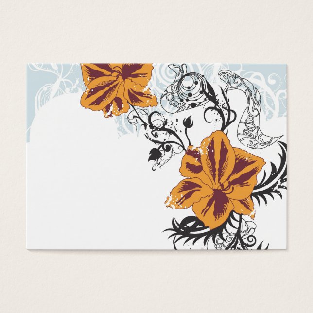 Floral Profile Card (Front)