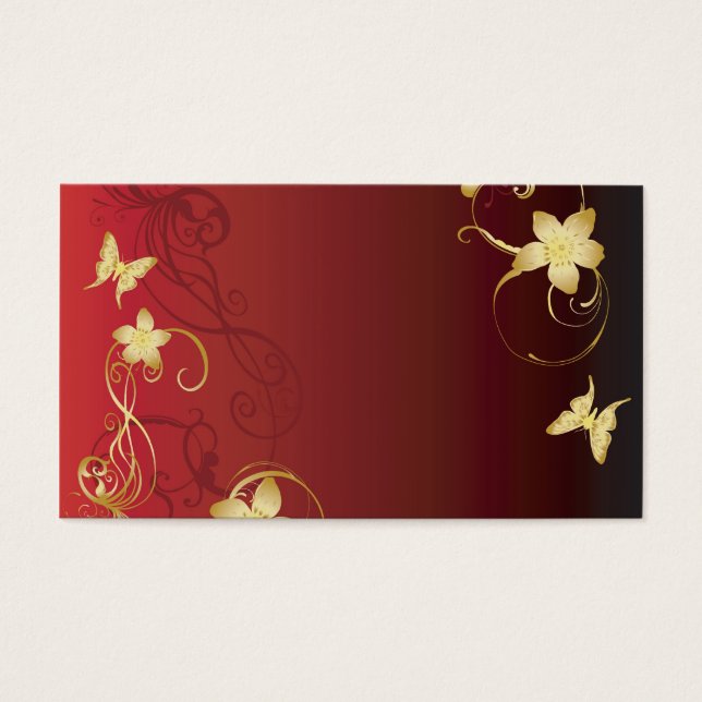 Floral Profile Card (Front)