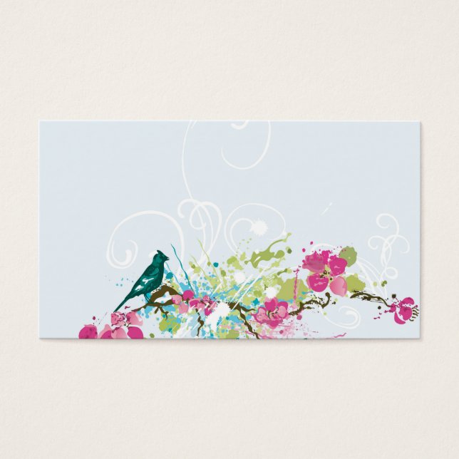 Floral Profile Card (Front)