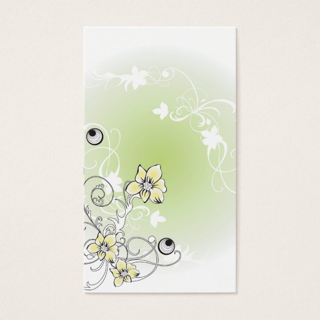 Floral Profile Card (Front)