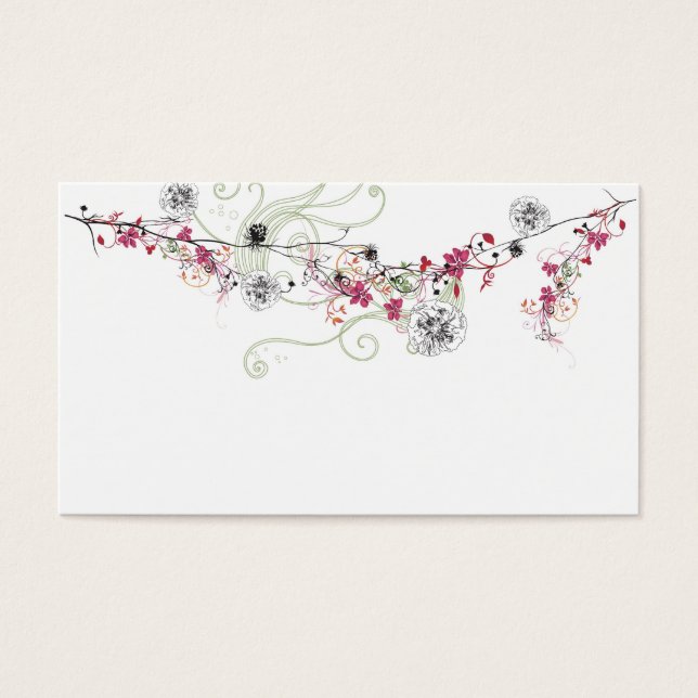 Floral Profile Card (Front)