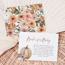 Floral Pumpkin Books For Baby
