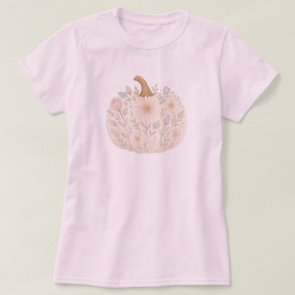 Floral Pumpkin T-Shirt