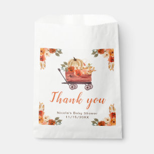 Floral Pumpkin Truck Baby Shower Favour Bags