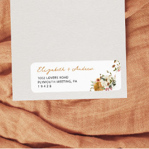 Floral Punpkin Fall Modern Bridal Shower
