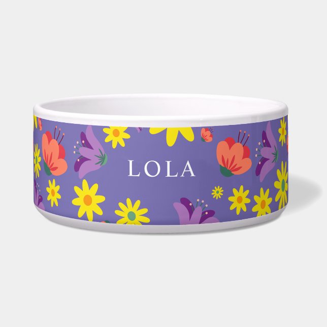 Floral Purple Bowl (Front)